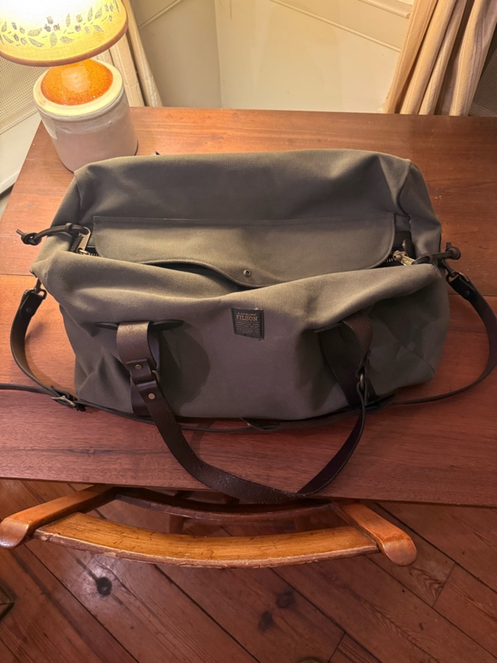 Filson Rugged Twill Duffel Bag - Medium - Great shape. Very little use. - Picture 2 of 10